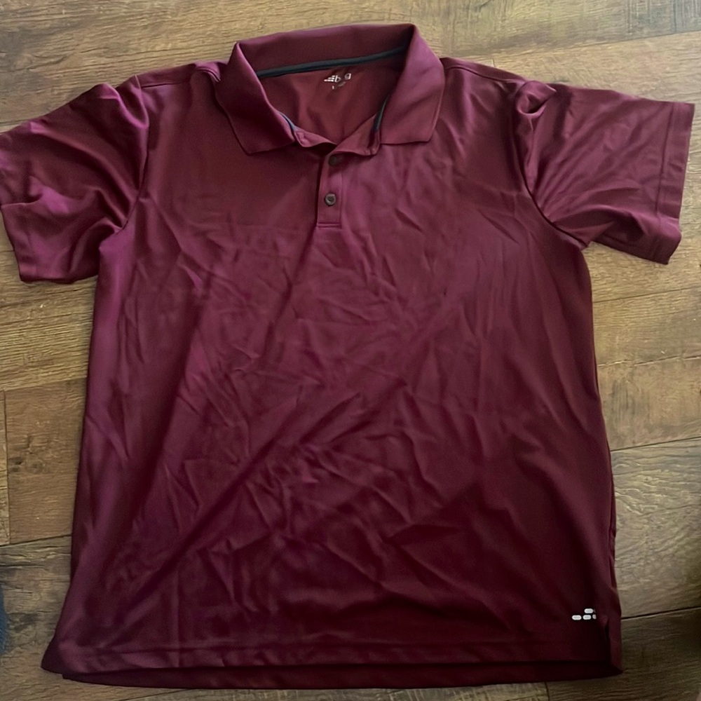 Maroon polo shirt